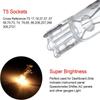 T5 2W 12V Halogen Bulb for Car: Instrument, Side, Reversing, Reading, Signal Lights