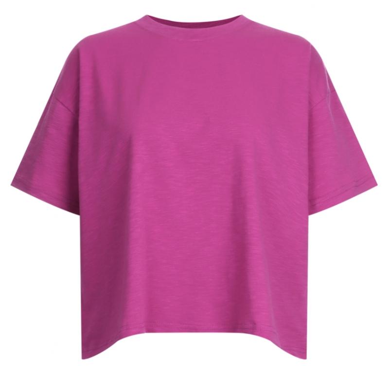 Shop Korean Women S Round Boxy looSe Semicrop SS Tee White Dai wSh 20768 White