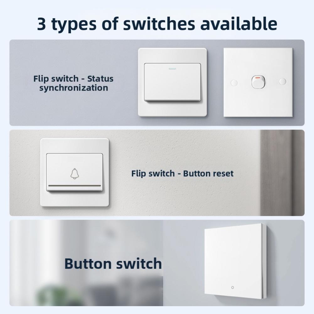 For SmartLife WiFi Light Switch for Home Use with Voice Control Mobile App Access Remote Operation and Group Light Management