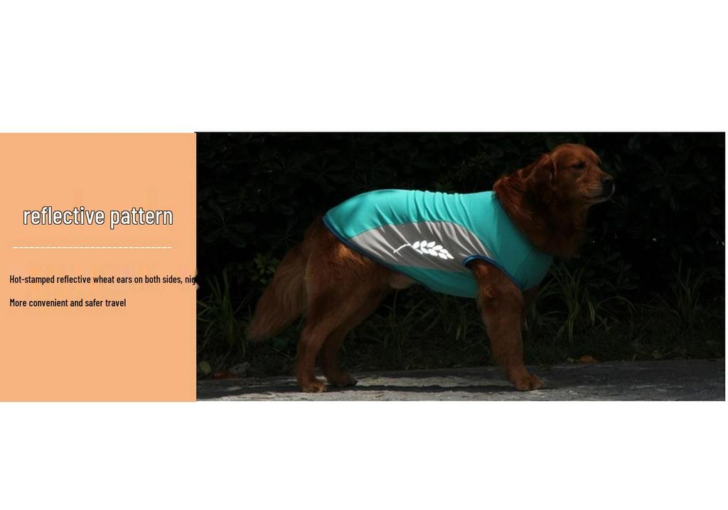 Chong Ta Reflective Cooling Dog Vest for Corgis & French Bulldogs - Summer Thin Style, All Sizes Available