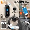 Feyree EV Type2 Portable Charger 16A 3.5KW for Electric Vehicle with Multiple Protections