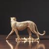 Resin Figurines Animal Statue Home Decor Leopard Sculptures for Yard Indoor Outdoor Decoration Statues Vivid Details