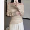 Autumn/Winter 2025 French Niche Knitwear Women's Pullover Sweater Top