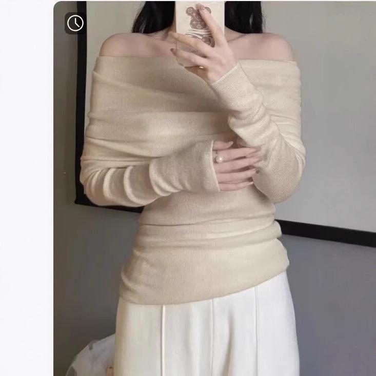 Autumn/Winter 2025 French Niche Knitwear Women's Pullover Sweater Top