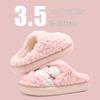 Jie Liya 2025 Women's Cute Cartoon Cotton Slippers - Cozy Indoor Plush for Autumn/Winter (Available for Men Too)