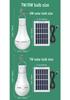 9W Solar USB Rechargeable Light Bulb with 3-Level Dimming, Timer, and Emergency Night Light