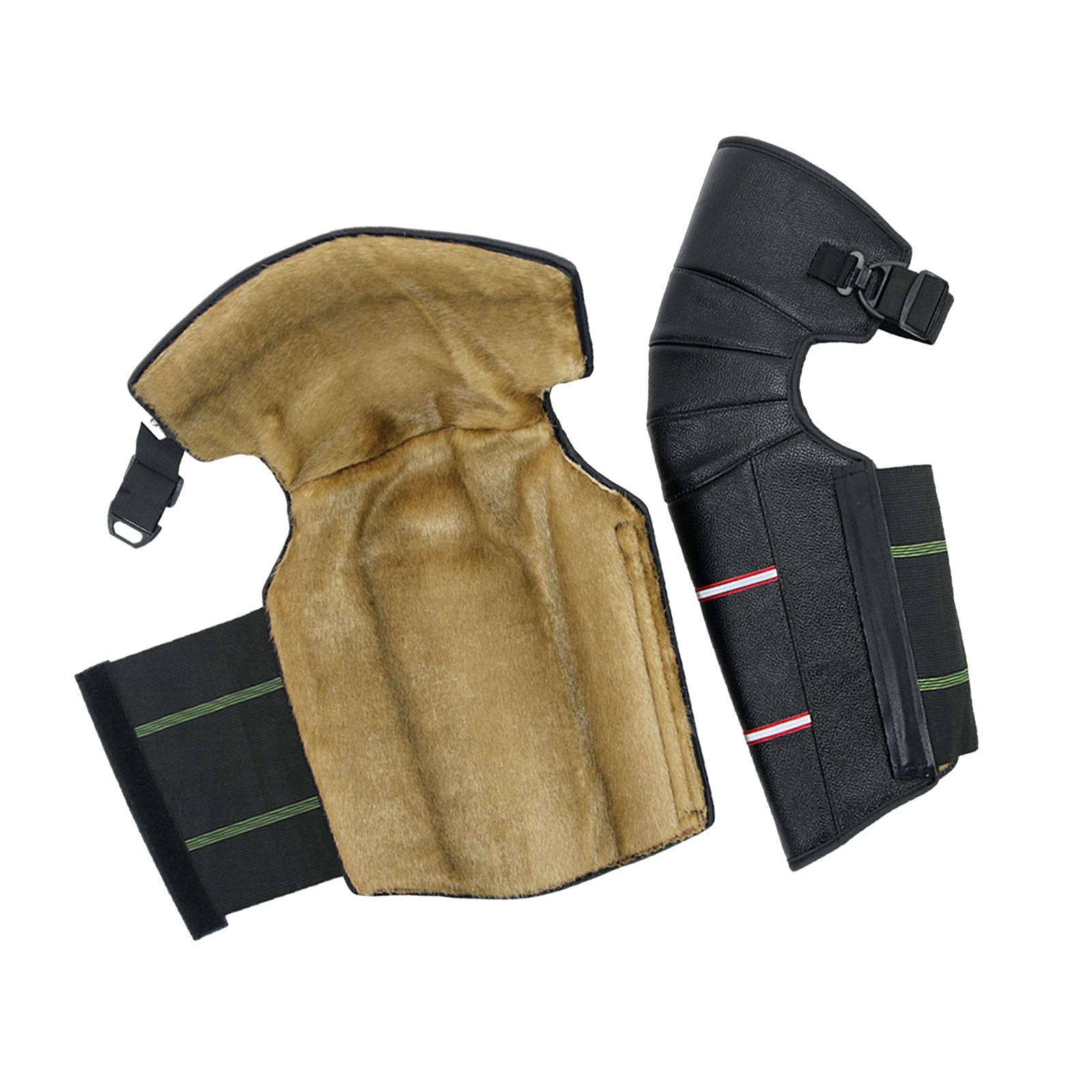 Мотоциклетные ветрозащитные накладки на ноги Наколенник Светоотражающие Эргономичная форма Защитные