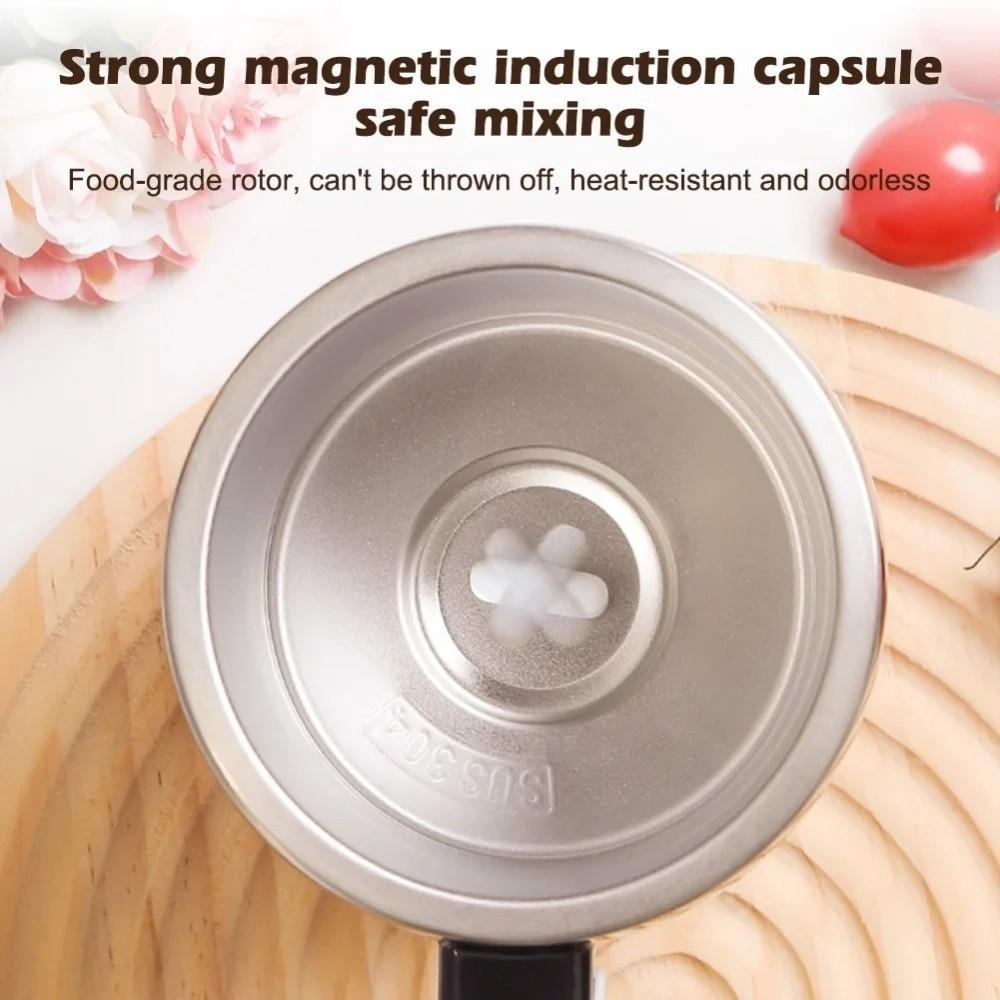 Temperature Measurement Automatic Stirring Cup Stainless Steel Liner Rotating Blender Cup Office
