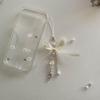 Flower Angel Pendant Keychain Sweet Bowknot Phone Charm Phone Strap Lanyard Bead