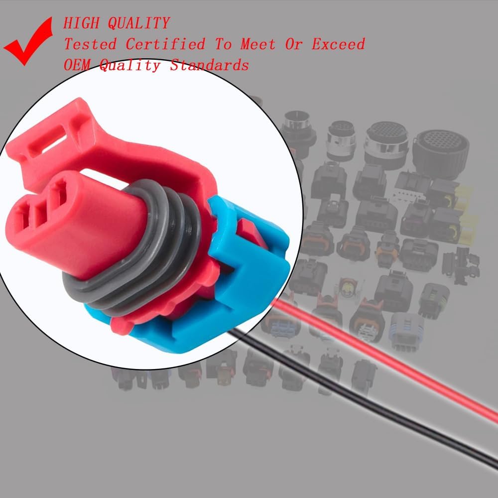 Vapor Canister Purge Valve solenoid Connector Harness Plug 214-1105 12581282 Replacement For Cadillac STS XLR For Chevy Avalanche Equinox Express