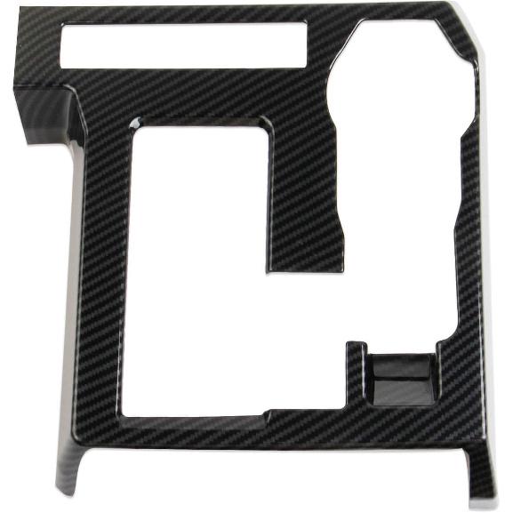Carbon Fiber Style Interior Automatic Center Control Gear Shift Panel Cover Trim Accessories for 2025-2026 Toyota 4Runner for 2024-2026 Tacoma