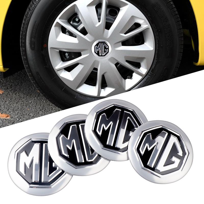 56/60MM 4Pcs Car Wheel Center Hub Cap Badge Accessories For Morris Garages MG ZS 7 6 Cyberster MG4 EV ES HS One GT GS MG3 ZX MG7