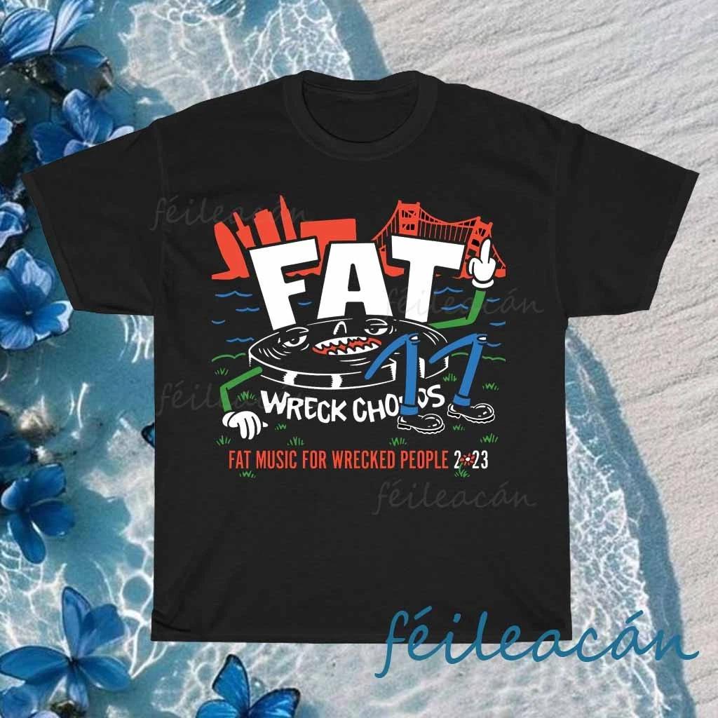 New Shirt FAT WRECK CHORDS Logo T-ShirtLogo American T-Shirt Funny Size S to 5XL S