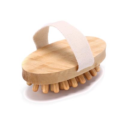 Massageador Corporal de Madeira Natural Portátil Escova Corporal Redução de Celulite Massageador Emagrecedor