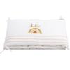 White Cotton Baby Cot Bumper - - Sunlight - 200x40cm - Warm - Cozy - Decoration