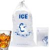 Yorajuy Small Ice Bags - 10 Portable Drawstring Ice Bags | Empty Ice Bags, Freezer Ice Storage Bags, Leakproof Ice Maker Bags for Freezer Ice Storage