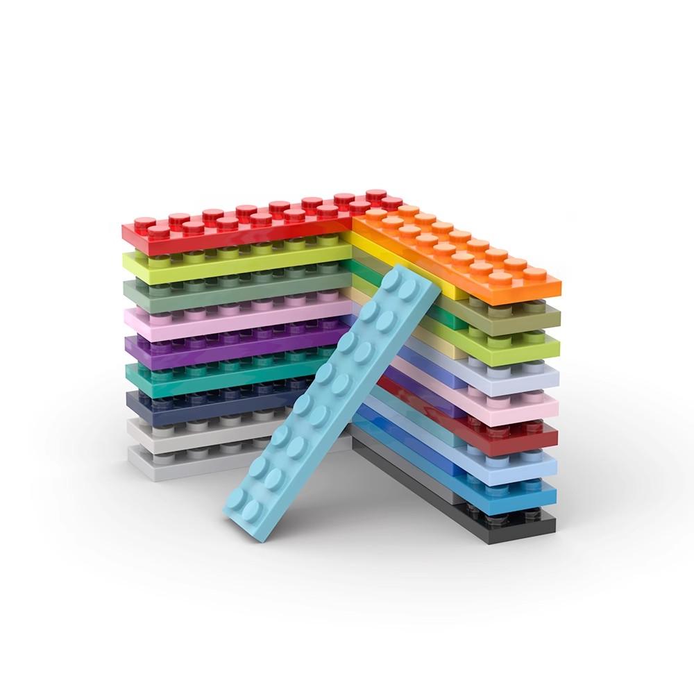 Non-Toxic 20Pcs Moc Parts 3034 Plate 2 X 8 Compatible Bricks Diy Assmble Building Blocks Particle Kids Puzzle Brain Toy Birthday Gift
