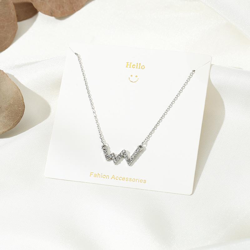 Dongdaemun Floral Pearl Diamond Star & Moon Antler Necklace for Women