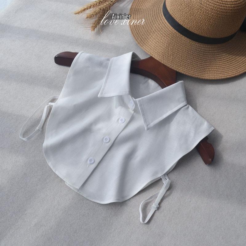 

Мужская и женская хлопковая рубашка с ложным воротником - Формальная и повседневная одежда