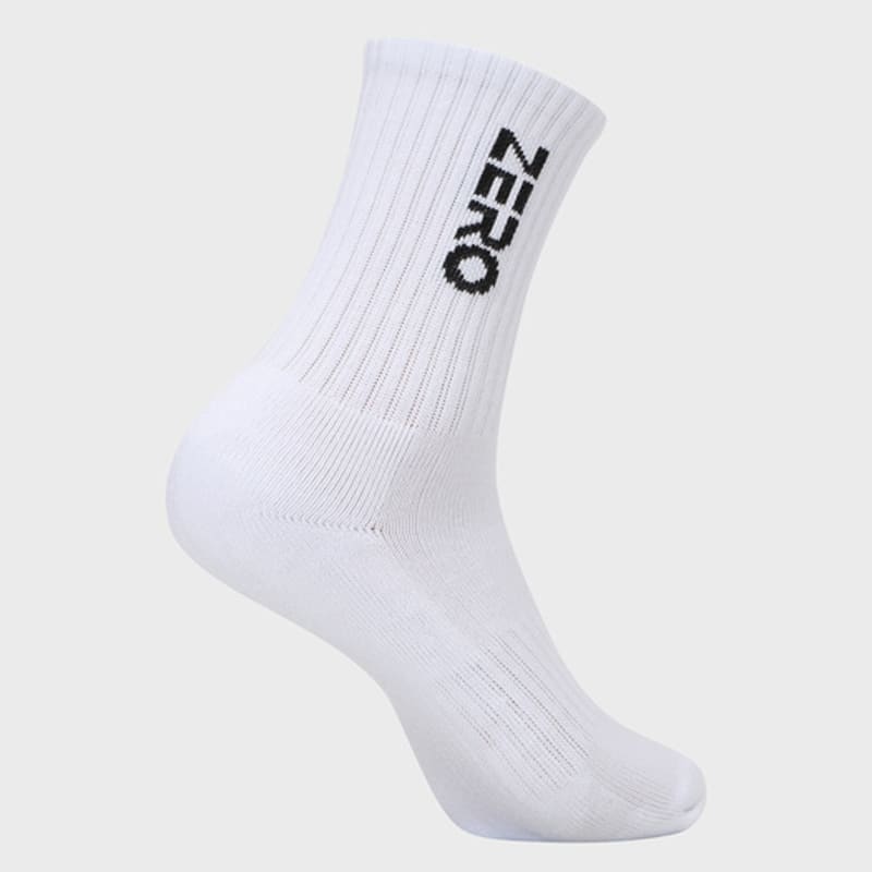 CLOUD ZERO ZERO Crew Socks (2P) (0097051) CZFAF1SC902BG-WHITE
