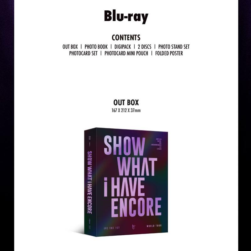 IVE THE 1ST WORLD TOUR [SHOW WHAT I HAVE: ENCORE] Blu-ray