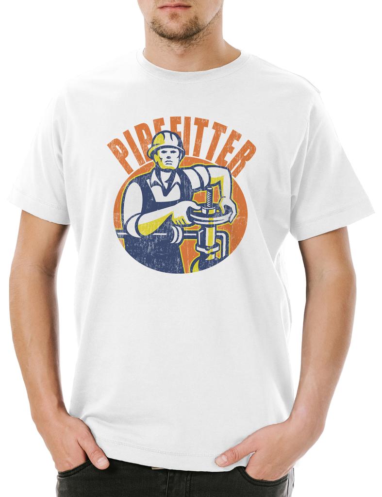 Pipefitter Mens T-Shirt Mens Womens Tees Top Plumber Plumber Gas Water Installer