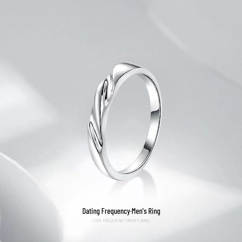 Diamond Mobius Couple s Rings - Luxury Qixi Valentine’s Day Gift for Girlfriend