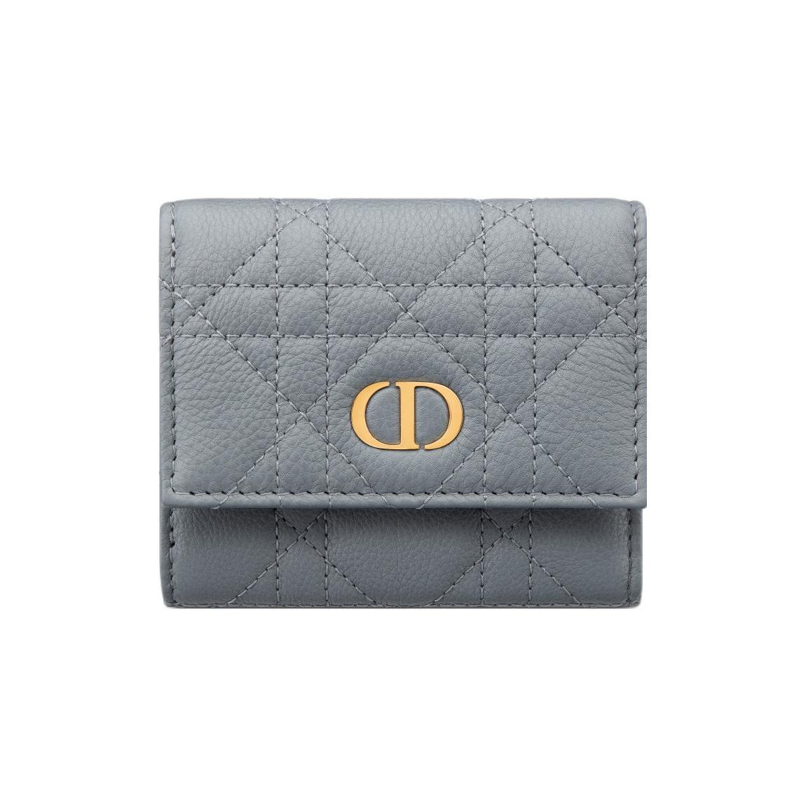 DIOR Caro Calfskin Wallet Regular Womens