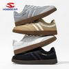 Happy Bear Fleece-Lined Kids' Wide-Toe Winter Sports Shoes - Warm, Double-Layer Cotton, Cold-Proof, Casual Outdoor Footwear.