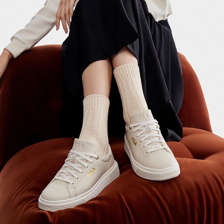 Fila Blocks Low-Top Sneakers Women Sneakers Almond F12W312204FFA