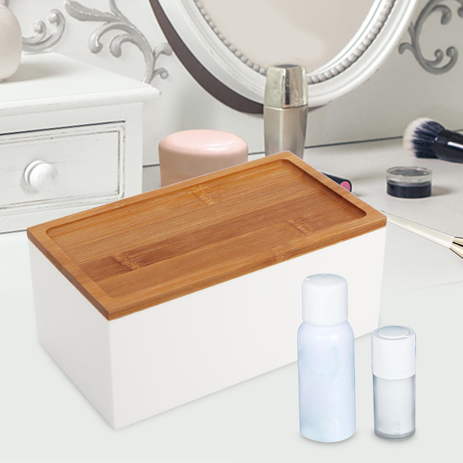 

Desktop Organizer for Cosmetics with Lid, Versatile Storage Solution for Dresser And Bedroom