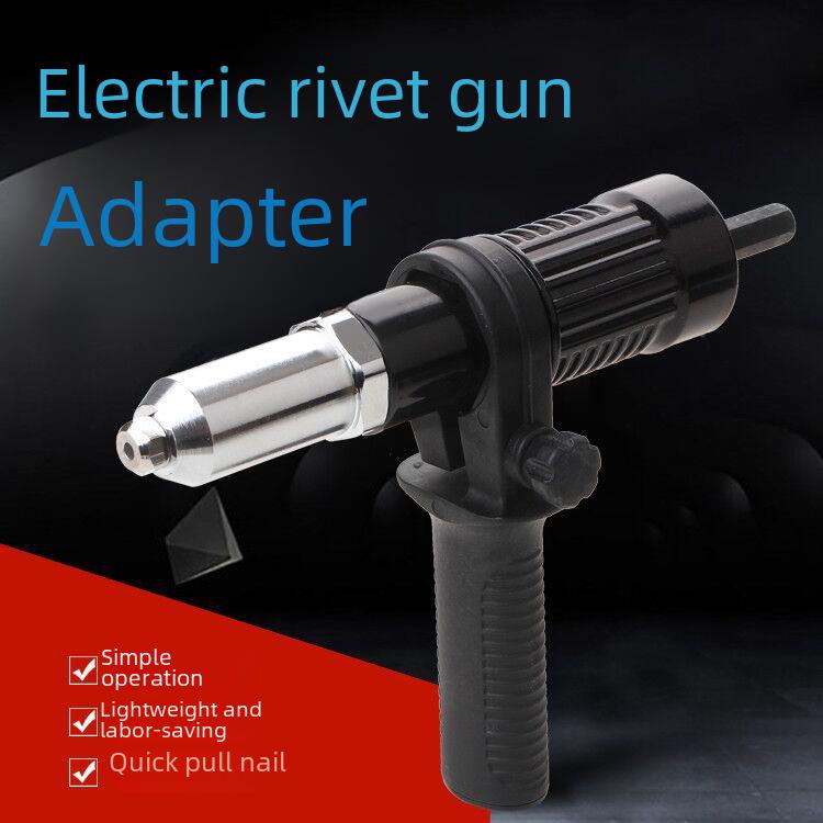 Adaptor pistol electric cu acumulator pentru piulițe nituibile și accesorii pentru scule de nituit