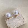 Pearl Earrings Women'S Stud Earrings Unique Light Luxury Earrings Light Luxury Small Fragrant Style High-End Earrings