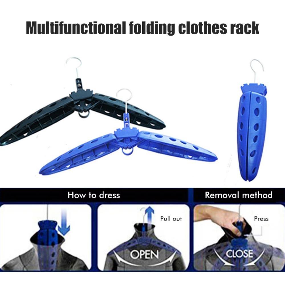 Vented Diving Rack Foldable Surfing Suit Hanger Drysuit Dive Boots Shoes Hanger for Drysuit