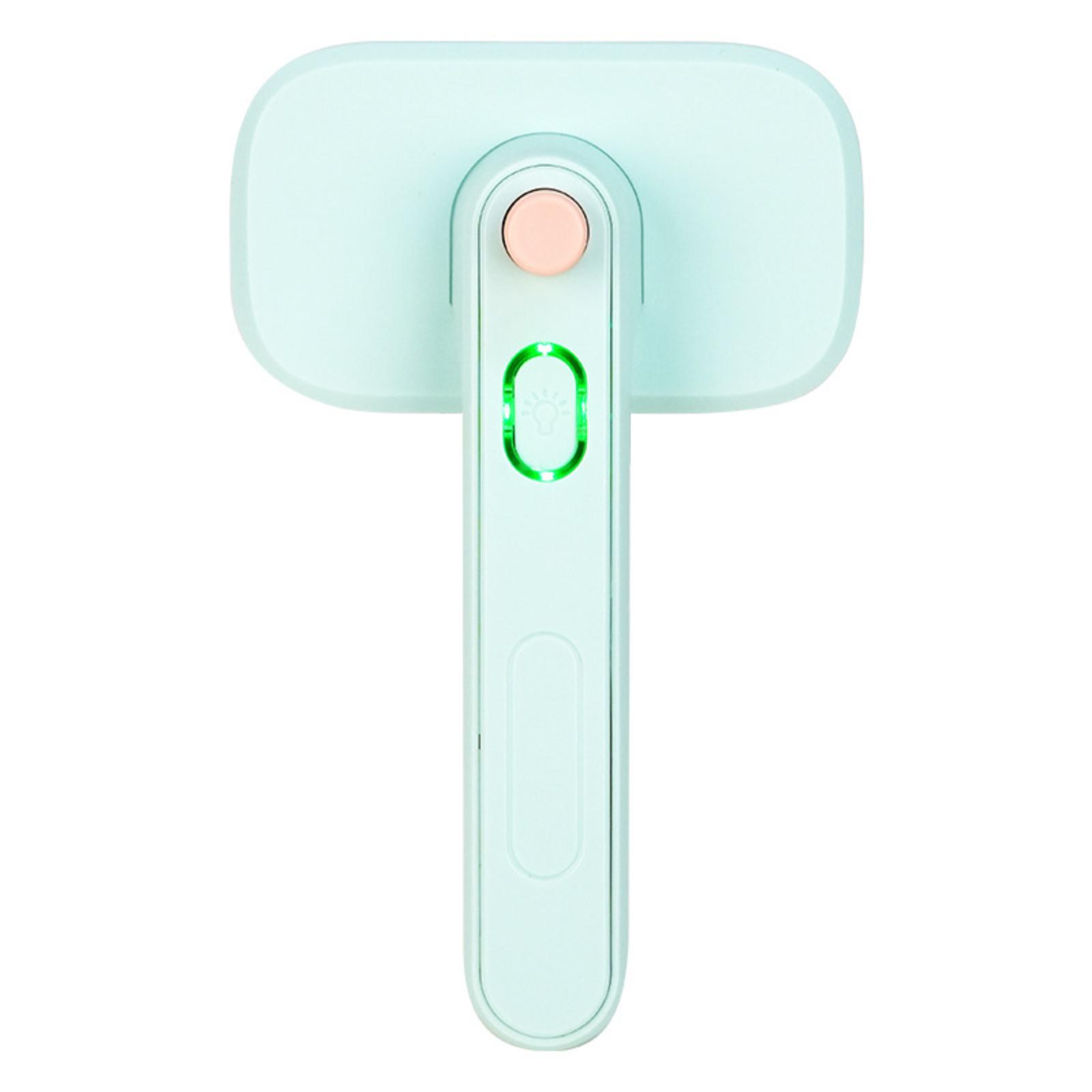 

Ионная щетка для питомцев, Щетка для шерсти питомцев с ионным генератором, Очищает щетку для собак и кошек, Мягко расчесывает шерсть One Size зелёный