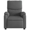 Vidaxl Foldable Armchair, Dark Grey, Fabric Upholstered