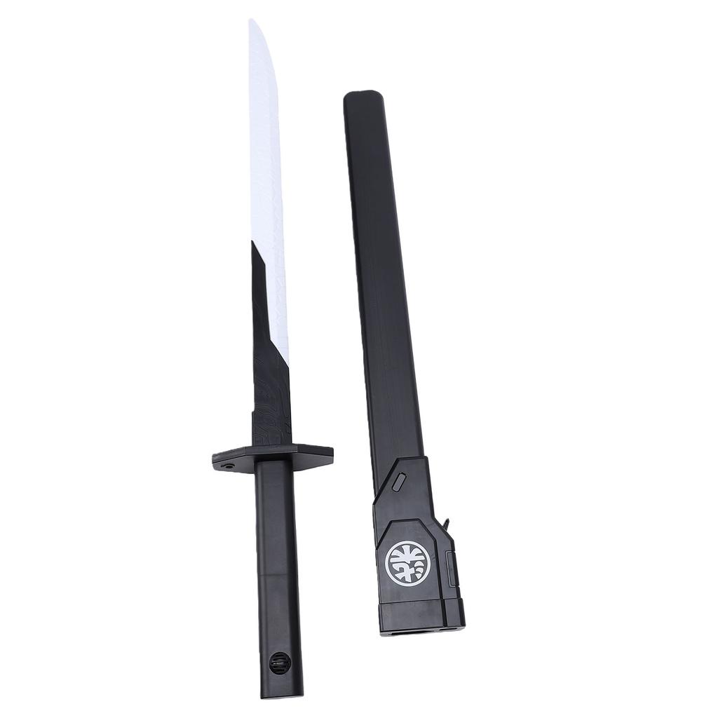 Cosplay Sword Prop Plastic Rechargeable Light Up Sword with Colorful LED Light Sound Mist Effects 83cm