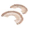 50PCS Honey Dipper Sticks Wooden Mini Honey Mixing Stirrer Wand Honeycomb Sticks for Honey Jar Dispense Drizzle Honey