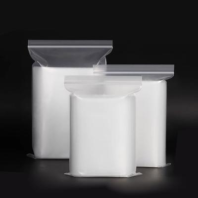 PE Self Sealing Bag Thickening 0.12mm Transparent Plastic Moisture-proof Sealing Bag Jewelry Storage Tea Five Grains Food Packaging Bag