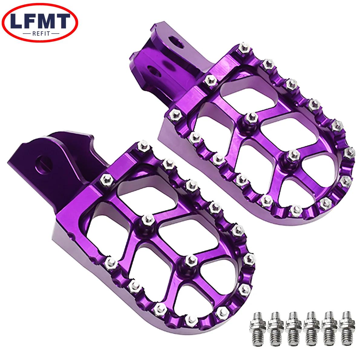 

Motorcycle CNC Foot Pegs Pedal Mounting Pedals Retrofit Bracket For Sur-Ron Surron Light Bee X/S Talaria Electric Off-Road Bike фіолетовий