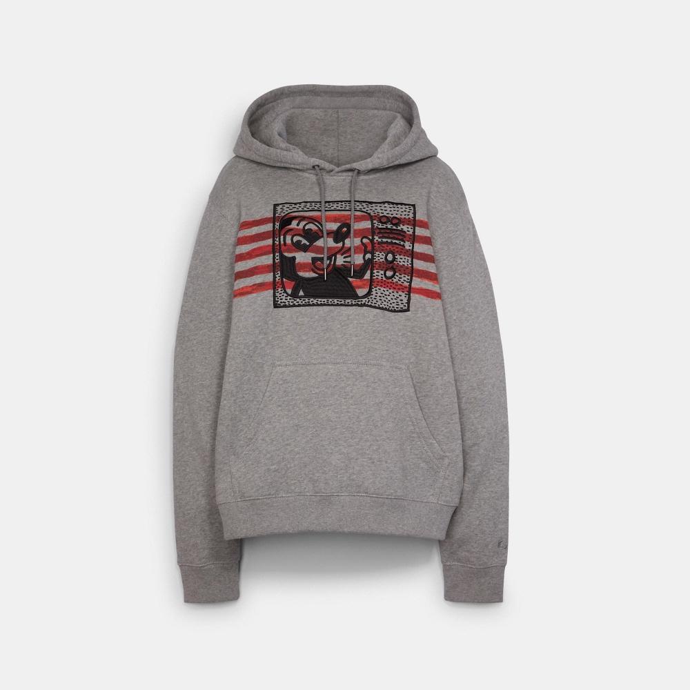 

Толстовка Coach Disney Mickey Mouse X Keith Haring светло-верескового цвета