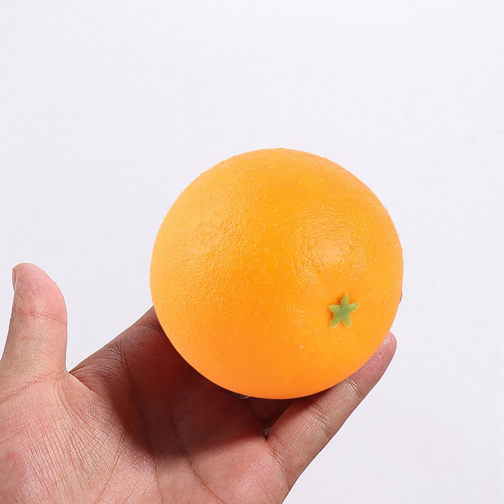Artificial Orange Lifelike Decorative Fake Orange EVA Foam Fruit Model for Home Decor Photographic Props