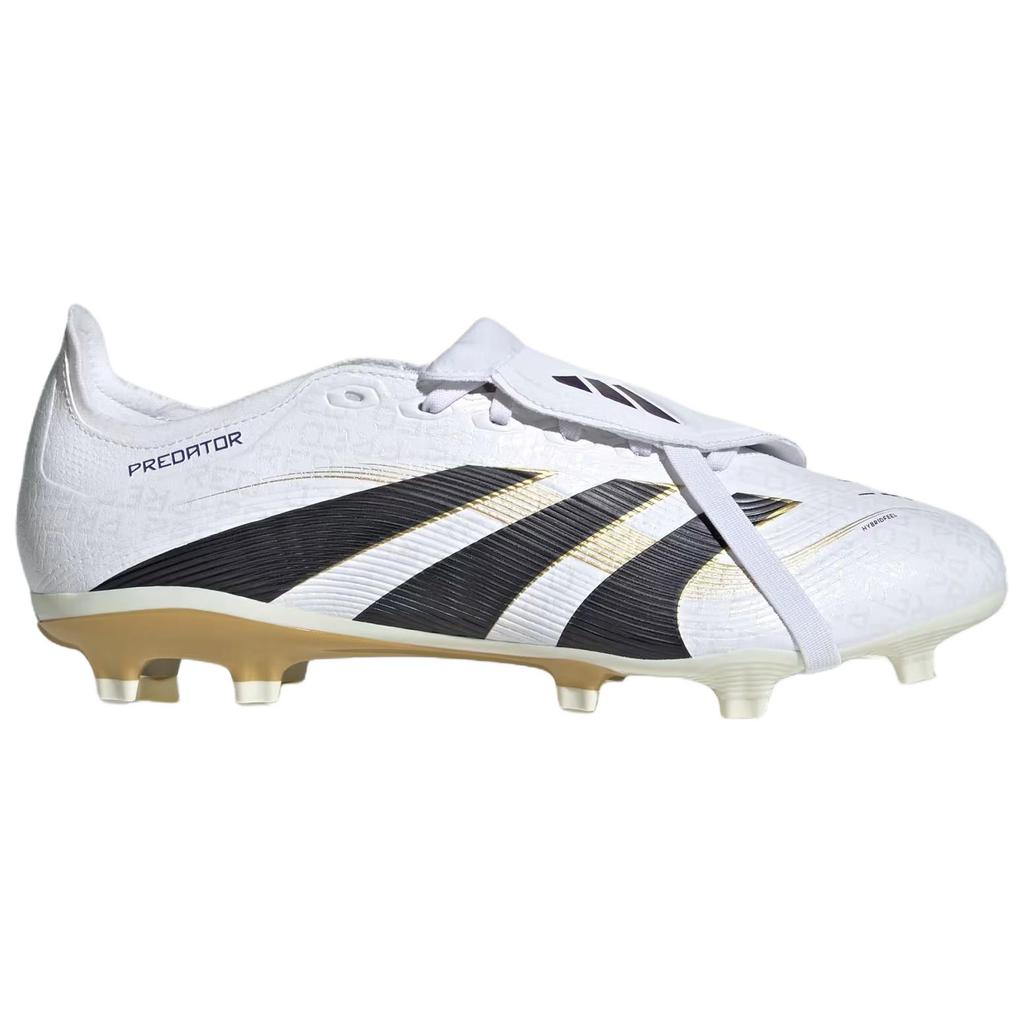Adidas Predator 24 League Język składany FG MG Pakiet Road to Glory Buty unisex Biały Chmurny Biały Rdzeń Czarny JI1114