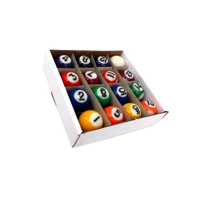 16 Stück Mini Billardkugeln Pooltischkugeln 25mm Kinderspielzeug für Freizeitsport