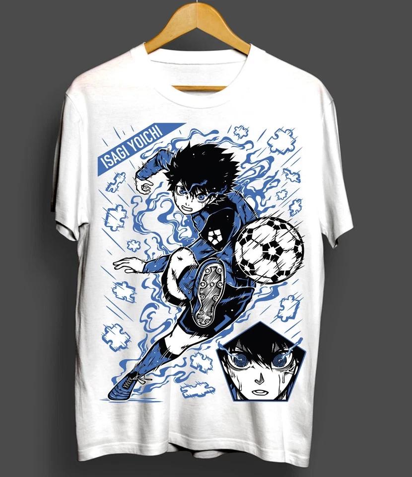 Yoichi Isagi Blue Lock Anime Gift ShirtMeguru BachiraKunigamiRin Shirt White S