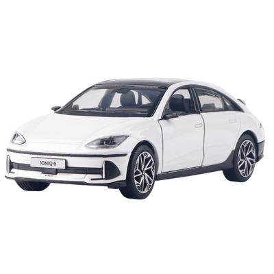 Premium Hyundai IONIQ 6 Wit Die-cast Miniatuur Auto Model (1 st)