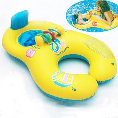 Anneau de natation pour bébé, anneau de natation gonflable double pour bébé