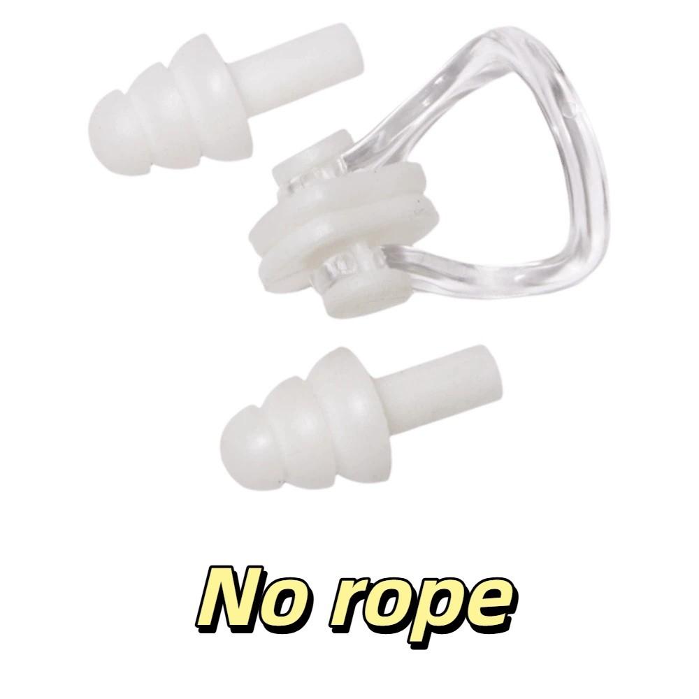

Earplugs Shower Ear Plugs Sports Earplugs Nasal Protection Earplugs Silicone Earplugs Nasal Clip no rope