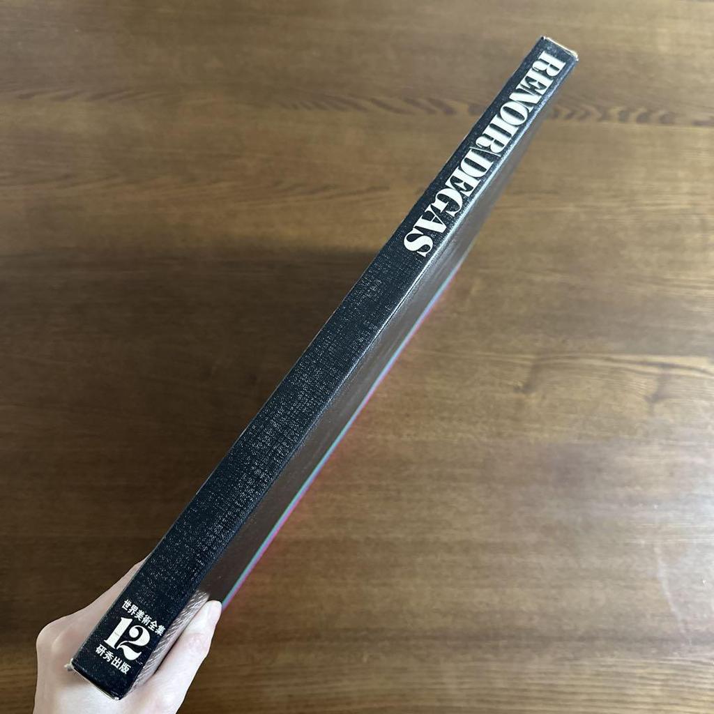 [USED] Renoir Degas World Art Collection 12 Art Book with Explanations