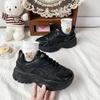 Dad Shoes Children 2025 Autumn New Thick-soled Muffin Shoes Rubber Soft-soled Color Matching Casual Sports Shoes Mixed Batch